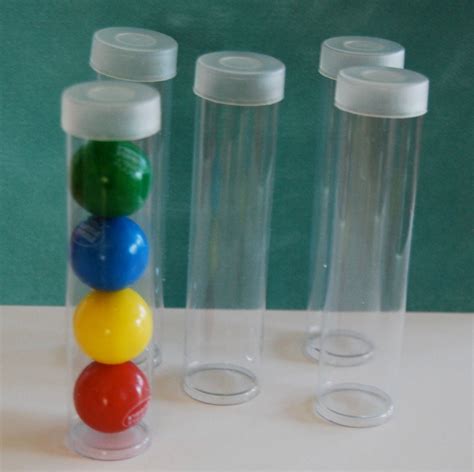 small clear plastic tubes  caps qty    isakayboutique