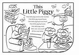 Piggy Little Lyrics Coloring Pages Rhyme Nursery Rhymes Colouring English Activities Choose Board Activity Music Pigs Songs Print Comments sketch template
