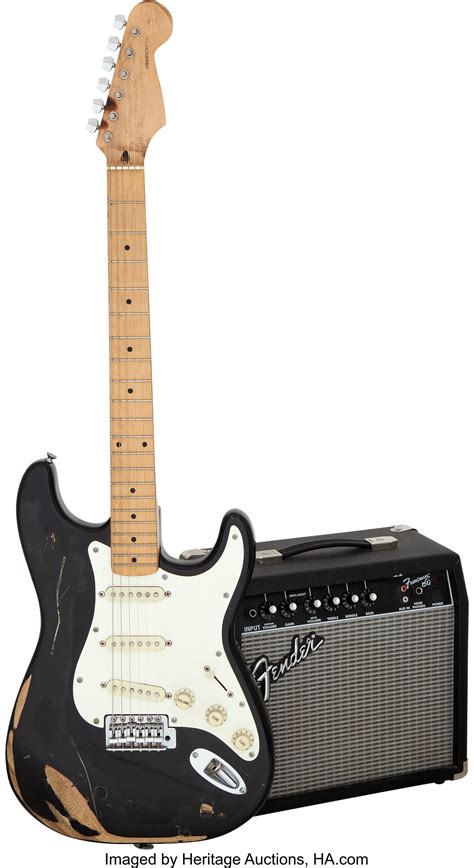 modern fender frontman  black guitar amplifier serial lot  heritage auctions