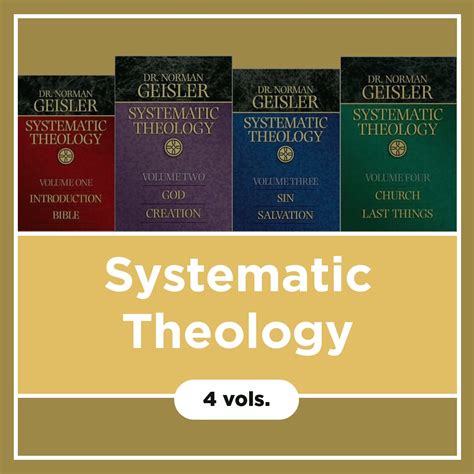 systematic theology  vols logos bible software