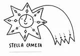 Cometa Colorare Natale Disegni Presepe Mery5 Nostrofiglio Coloradisegni sketch template