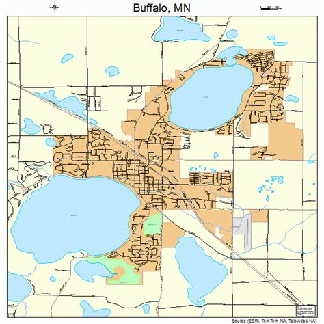 buffalo minnesota street map