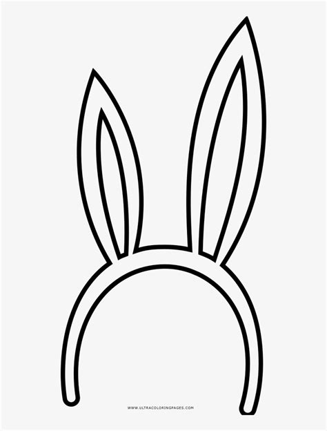 bunny ears coloring page rubber stamping  transparent png