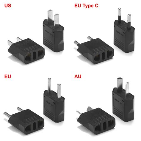 eu plug adapter au australian american   eu euro travel adapter type  electric plug