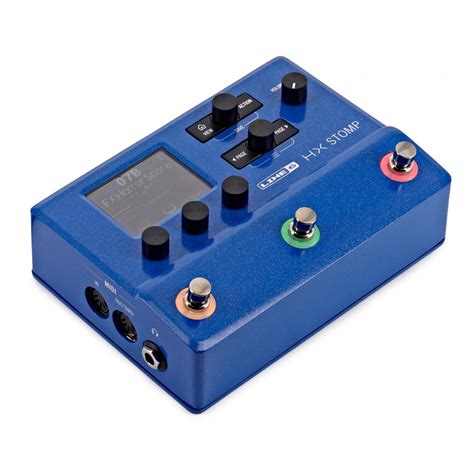 helix hx stomp multi effects pedal  ed blue  gearmusic