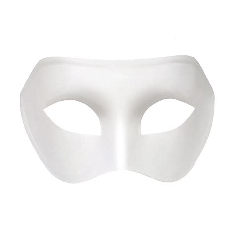 white masquerade mask men women solid color plain white mask etsy
