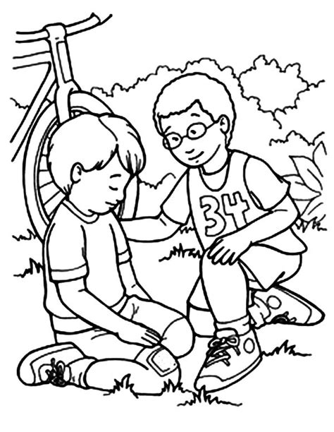acts  kindness pages coloring pages