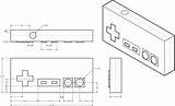 Nes Dimensions Nintendo Similiar sketch template