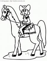 Coloring Cowgirl Pages Timeless Miracle sketch template