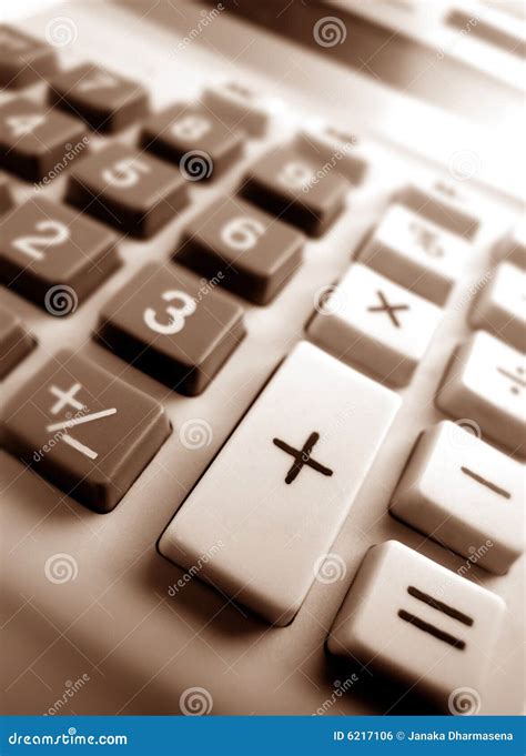 calculator stock photo image  math calculating keys