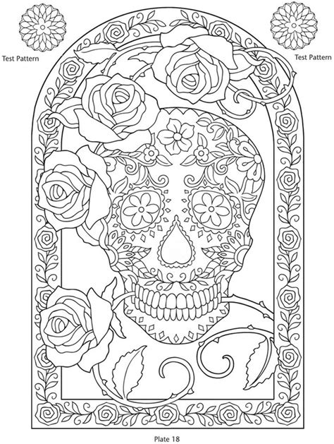 printable day   dead coloring pages everfreecoloringcom