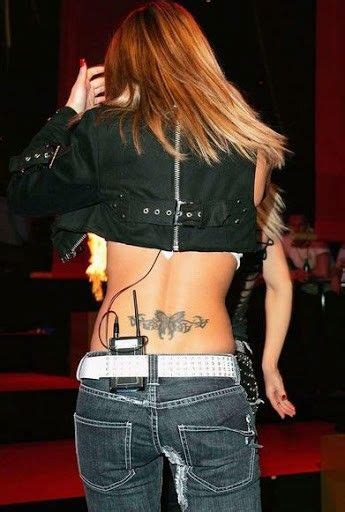 Jessica Alba Has A Tattoo On Her Lower Back Lower Back