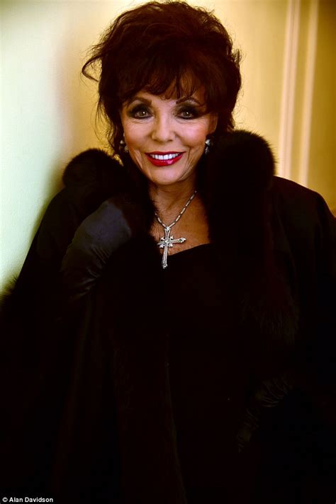 joan collins steps out in london as she s made a dame daily mail online
