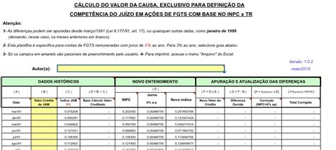 Kit Ação Correção Das Contas Fgts 1999 2016 Cálculo Planilha R 39 00