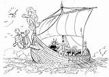 Viking Ship Asterix Et Vikings Obelix Les Astérix Coloring Rune Drawing Pages Getdrawings Comic Générique sketch template