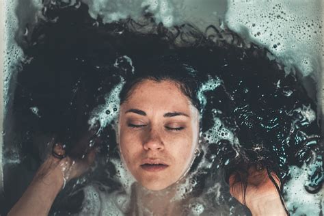 Water Inside Photoshoot Wet Underwater Hygiene Moisture Woman