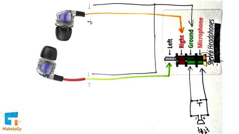 circuit diagram repair  earphones headphones  home  simple steps makelogy