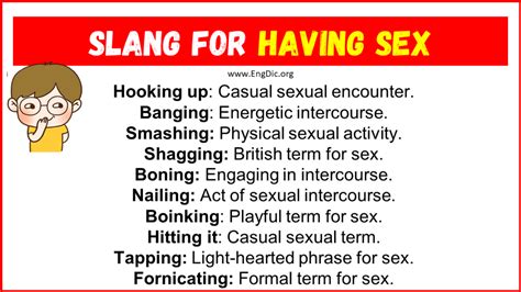 20 Slang For Having Sex Their Uses And Meanings – Engdic