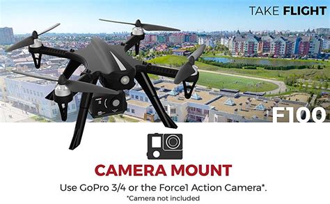 amazoncom force  rc drone  gopro mount  mjx bugs   pro compatible drones