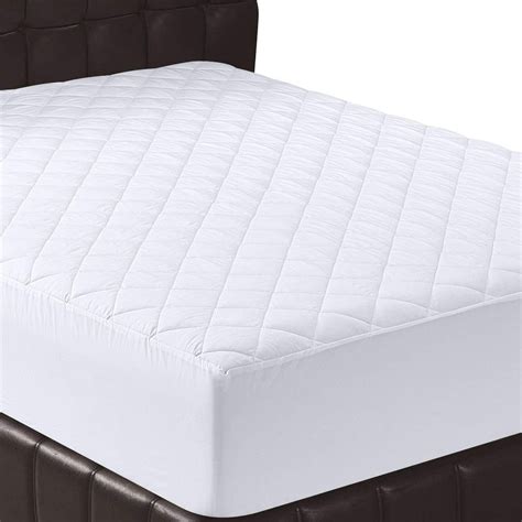 quilted fitted mattress pad twin xl mattress cover stretches    inches deep mattress