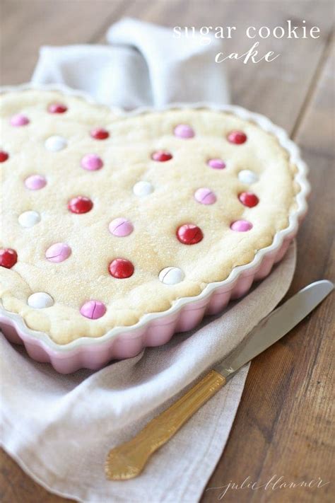easy sugar cookie cake recipe birthday  valentines day