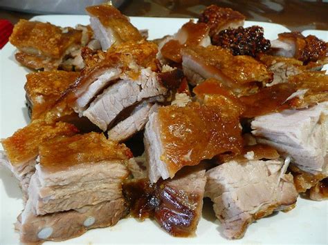 roasted pork belly with crackling by the food pornographer via flickr roast pork belly with