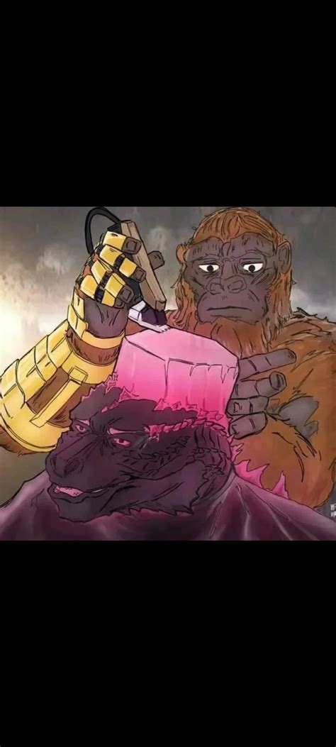 Rule 34 Ape Barber Barber Chair Black Skin Godzilla Godzilla Series