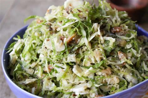 shaved brussels sprouts salad the little epicurean