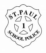 Badge Coloring Police Pages Paul St School Badges Sheriff Officer Clipart Sheet Kinder Kids Getcolorings Popular Coloringhome Library Cliparts Emblem sketch template