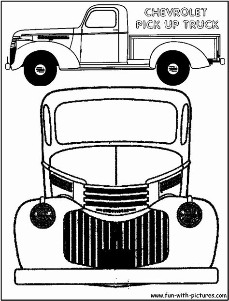 coloring pages trucks beautiful vintage truck color book pages