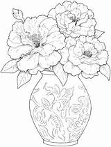 Coloring Pages Beautiful Printable Flower Flowers Simple Adults Getcolorings Color Colouring Getdrawings Print Colorings sketch template