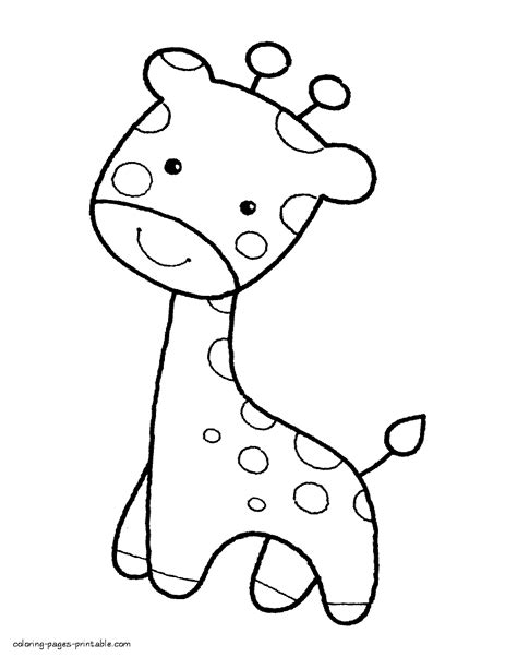 preschool printable coloring pages giraffe giraffe coloring pages