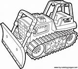 Bulldozer Excavator Tonka 4x4 Jcb Dozer Bull Ausmalen Vervoer Colorier Ausdrucken Kleurplaten sketch template