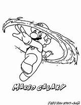 Mario Galaxy Coloring Pages Printable Kids Super Cartoon Fastseoguru Luigi Print Bros Visita sketch template
