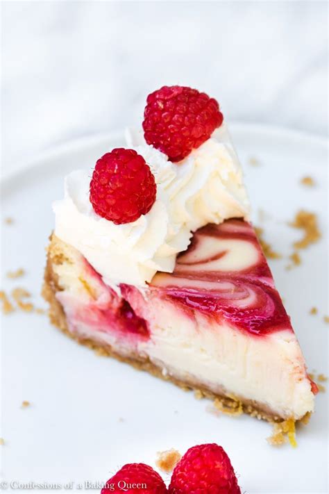 Raspberry Swirl Lemon Cheesecake Recipe Cheesecake
