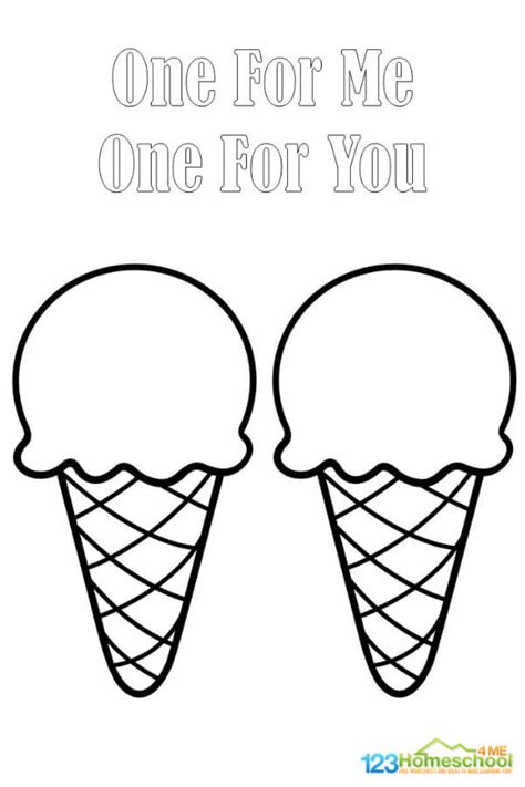 ice cream coloring pages freebie