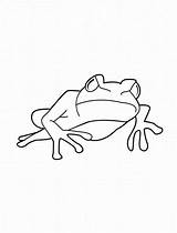 Frog Coloring Pages Cute Printable Kids Leap Popular Bestcoloringpagesforkids sketch template