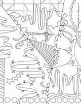 Coloring Pages Doodle Abstract Alley sketch template