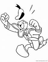 Donald Duck Coloring Pages Disneyclips Yelling Funstuff sketch template