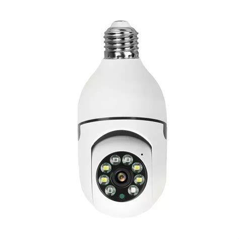 pro wifi wireless light bulb   degree full hd camera white