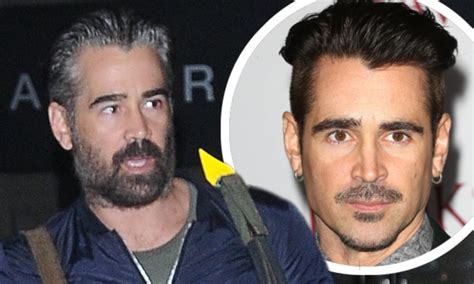 Colin Farrell Reveals Drastically Greying Hair As He Touches Down In