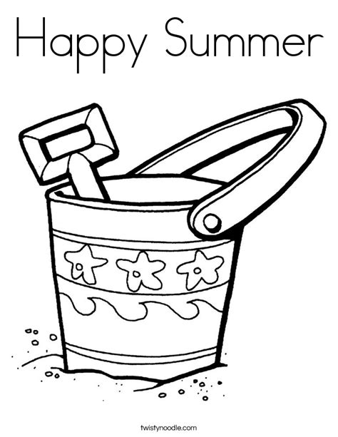 happy summer coloring page getcoloringpagescom
