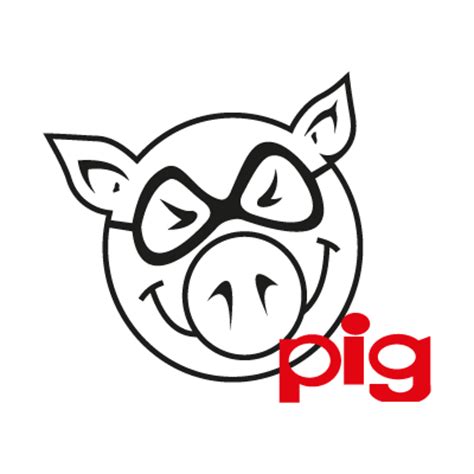 pig vector logo pig logo vector
