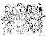 Coloring Pages Justice League Daredevil Color Jla Version Old Printable Sheets Comments Getcolorings Library sketch template