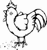 Chicken Coloring Pages Chickens Printable Clipart Hen Animated Line Animals Rooster Cliparts Kip Clip Kleurplaten Kleurplaat Breed Choosing When Kippen sketch template