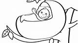 Baby Rockabye Coloring Pages Mother Nursery Activities Goose sketch template