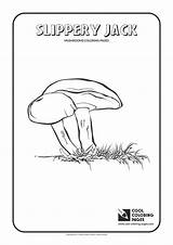 Coloring Jack Pages Mushrooms Slippery Cool Print sketch template