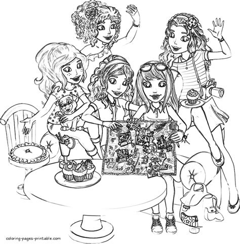 coloring pages  lego friends coloring pages printablecom