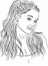 Ariana Arianna Uncover Coloration Thecolor sketch template