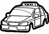 Taxi Transportation Coloring Printable Pages Transport Kb sketch template